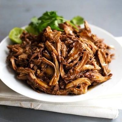 Honey Glazed Crockpot Chicken Adobo - simple pantry ingredients, hardly any hands-on time, 200 calories. | https://bio-research.report