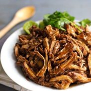 Honey Glazed Crockpot Chicken Adobo - simple pantry ingredients, hardly any hands-on time, 200 calories. | https://bio-research.report