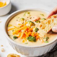 A picture of Basic + Awesome Broccoli Cheese Soup