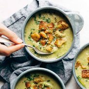 A picture of The Best Vegan Broccoli Cheese Soup