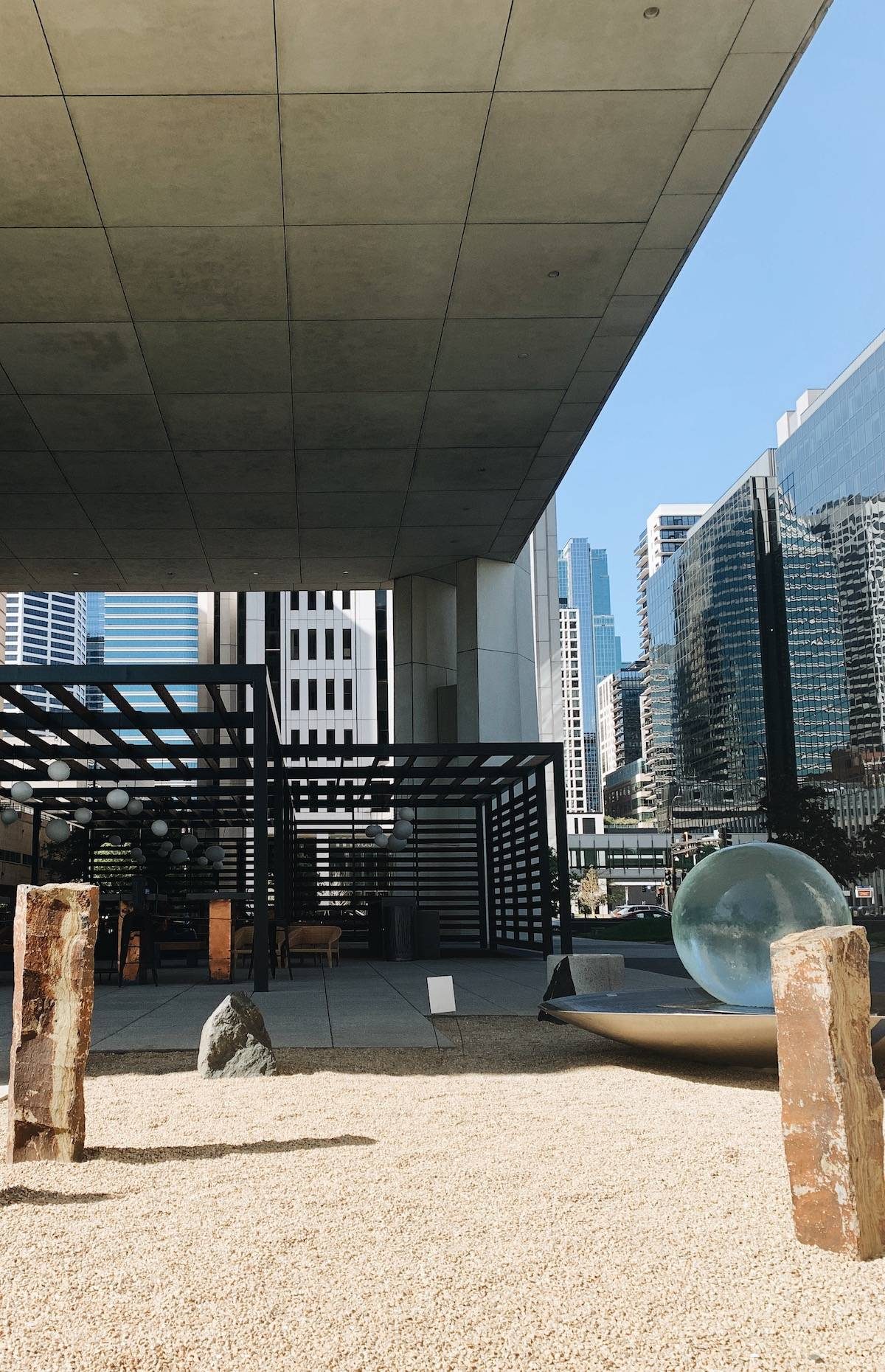 Image of the outdoor patio at Penny’s downtown.