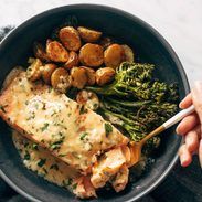 Salmon with Lemon Sauce-1-2