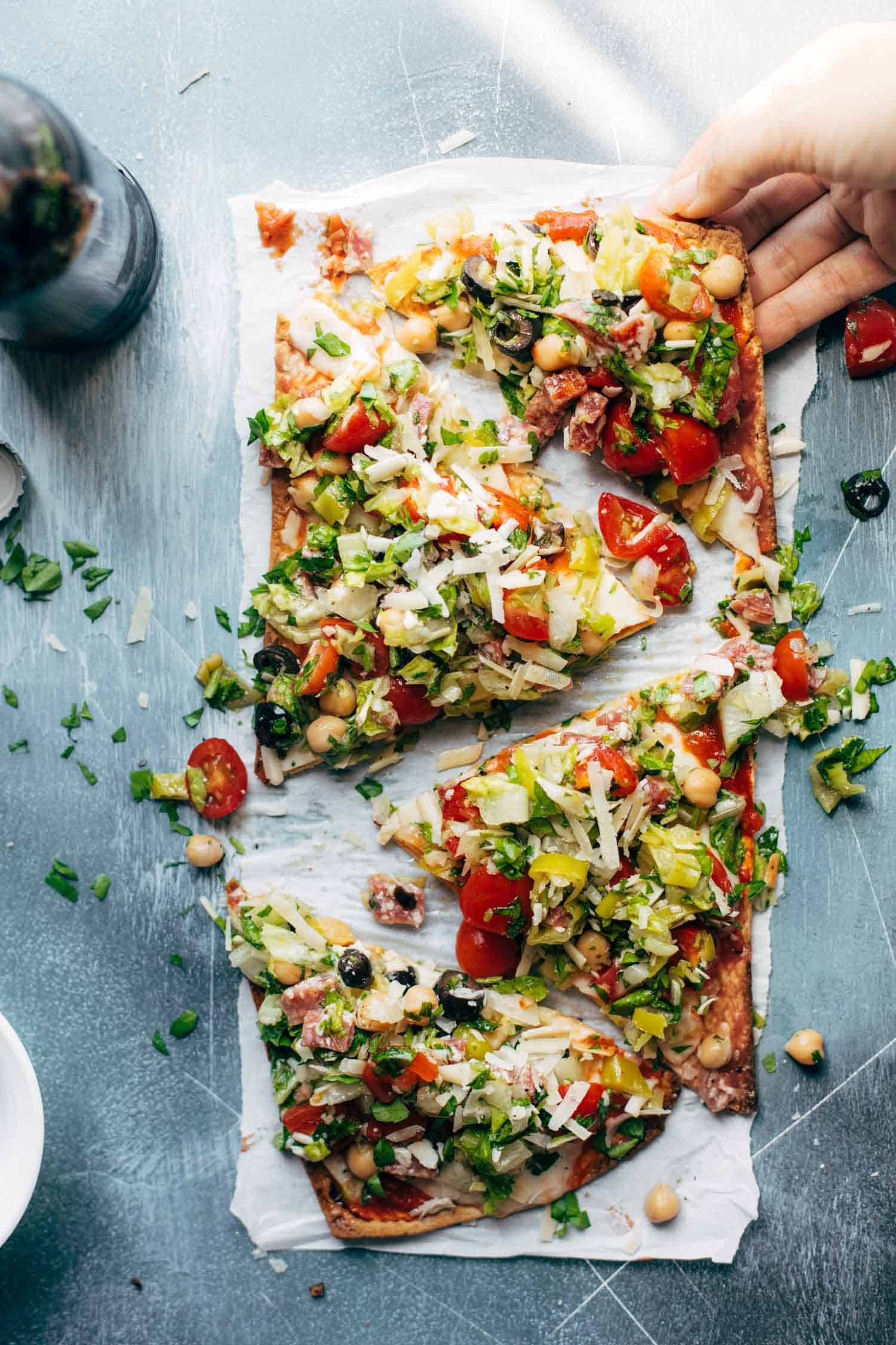 Chopped Salad Pizza